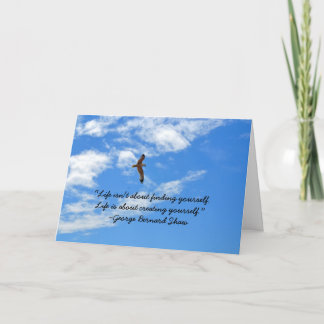 Cartão Parabéns de George Bernard Shaw AMF