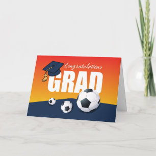 Cartão Parabéns de Graduação Atleta de Esporte