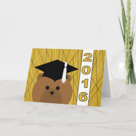 Cartão parabéns de graduação de 2016