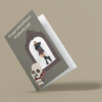 Parabéns de Graduação de Foto em Academia Dark