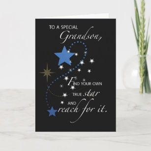 Cartão Parabéns de Graduação do neto