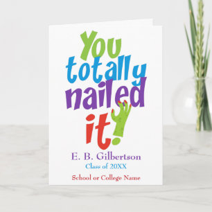 Cartão Parabéns de graduação engraçados