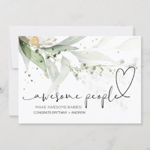 Cartão Parabéns de gravidez Parabéns a Novo Bebê