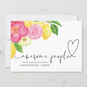 Cartão Parabéns de Gravidez Parabéns pelo Novo Bebê