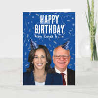 Parabéns de Kamala e Tim