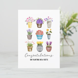 Cartão Parabéns de Marketing imobiliário