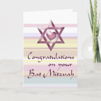 Parabéns de Mitzvah do bastão