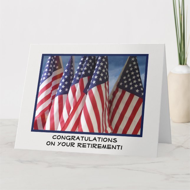 Cartão PARABÉNS de Reforma JUMBO de Todos, Sinalizadores (Frente)