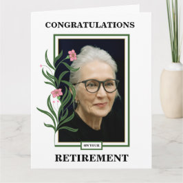 Cartão Parabéns de Retirada de Fotografias Personalizadas