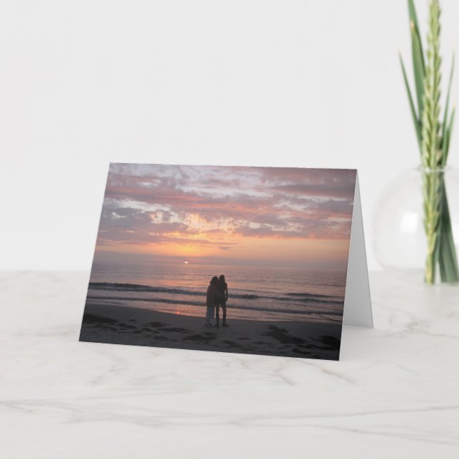 Cartão Parabéns do casamento (Frente)