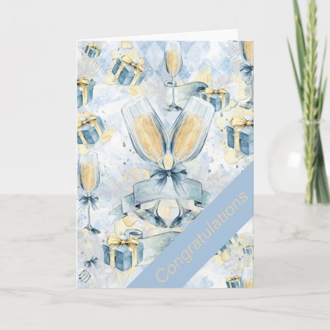 Cartão Parabéns em seu casamento (Frente)