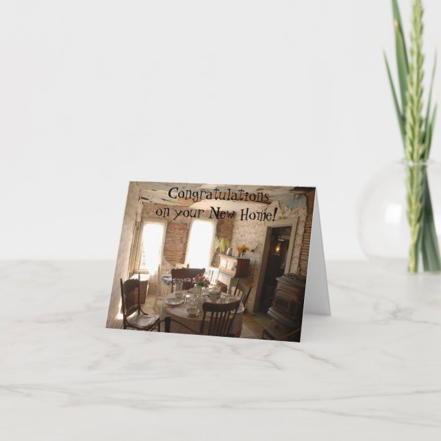 Cartão Parabéns em sua nova casa (Frente)