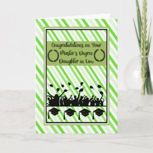 Cartão Parabéns Filha em Direito do Mestrado