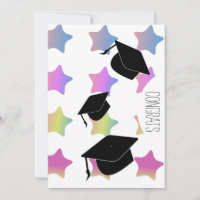 Parabéns Formatura 2026 Touca e Estrelas