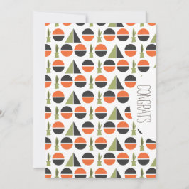 Cartão Parabéns Graduado Cacto Abstrato Montanha