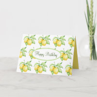 Parabéns, Lemon, Padrão de Aquarela