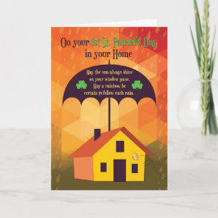 Cartão Parabéns na Nova Casa, Guarda-chuva sobre a Casa