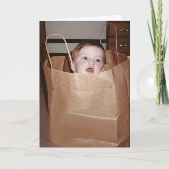 Cartão Parabéns na sua entrega! (Frente)