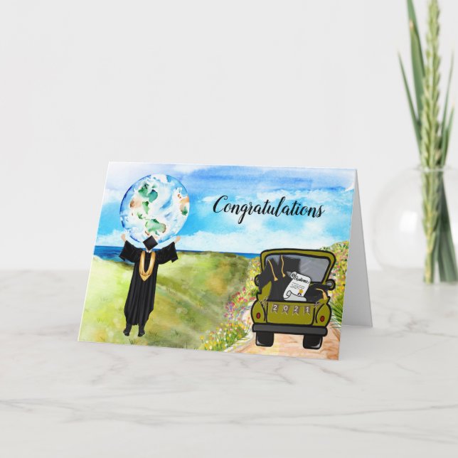 Cartão Parabéns na sua graduação (Frente)