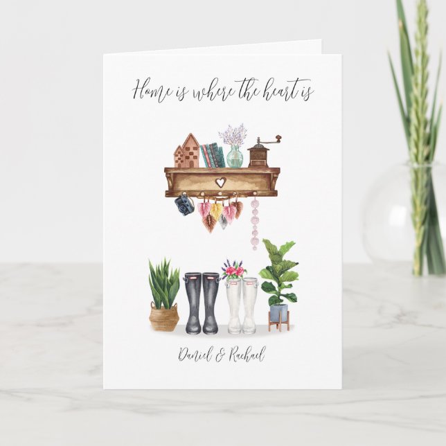 Cartão Parabéns na sua nova casa (Frente)