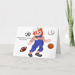 Cartão Parabéns na sua nova chegada!