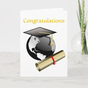 Cartão Parabéns na sua placa de desempenho