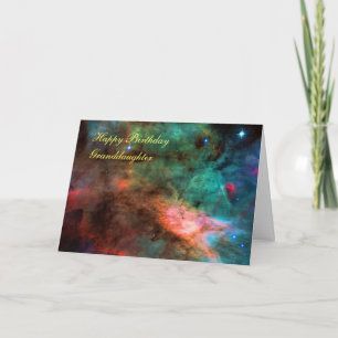 Cartão Parabéns, neta - Swan Nebula Center