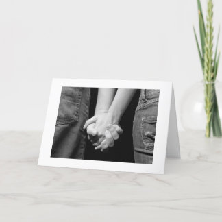 Cartão Parabéns no noivado