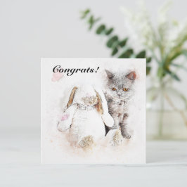 Cartão Parabéns no Novo Pet