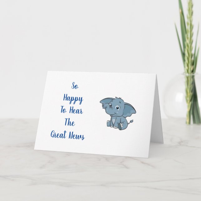 CARTÃO PARABÉNS NO SEU "BEBÊ" (Frente)