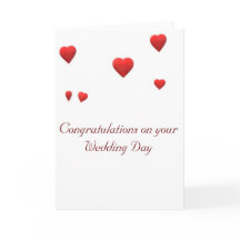 Parabéns no seu dia de casamento