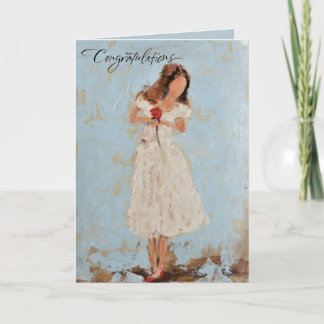 Cartão Parabéns no seu noivado