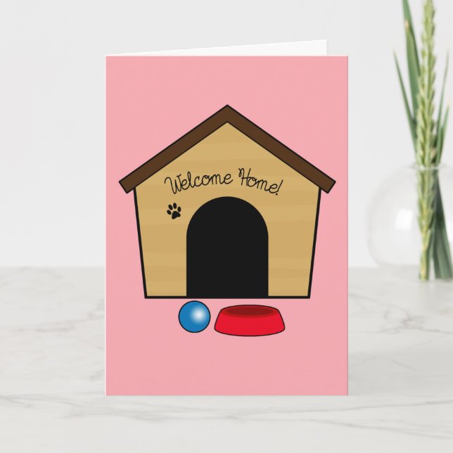 Cartão Parabéns no seu novo aperitivo com o Dog House (Frente)