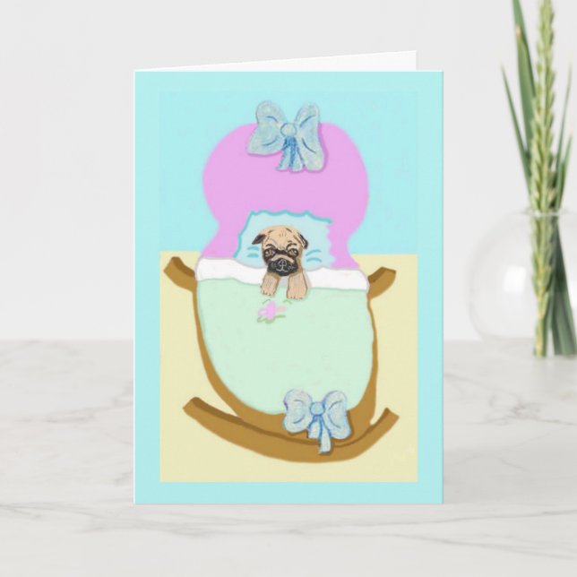 Cartão Parabéns no seu novo pino (Frente)