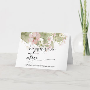 Cartão Parabéns Noiva e noiva do Recem casados de Casamen