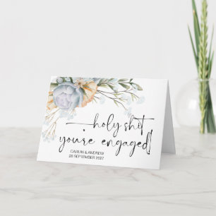 Cartão Parabéns Noiva Noivado de Casamento e noiva