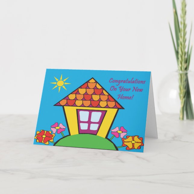 Cartão Parabéns - Nova casa (Frente)