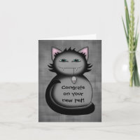 Parabéns novo animal de estimação