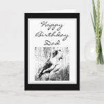 Cartão Parabéns Pai Vintage California Quail Bird<br><div class="desc">Feliz Pai de aniversário Vintage California Quail Bird Animal,  Wildlife,  Nature</div>