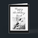 Cartão Parabéns Pai Vintage California Quail Bird<br><div class="desc">Feliz Pai de aniversário Vintage California Quail Bird Animal,  Wildlife,  Nature</div>