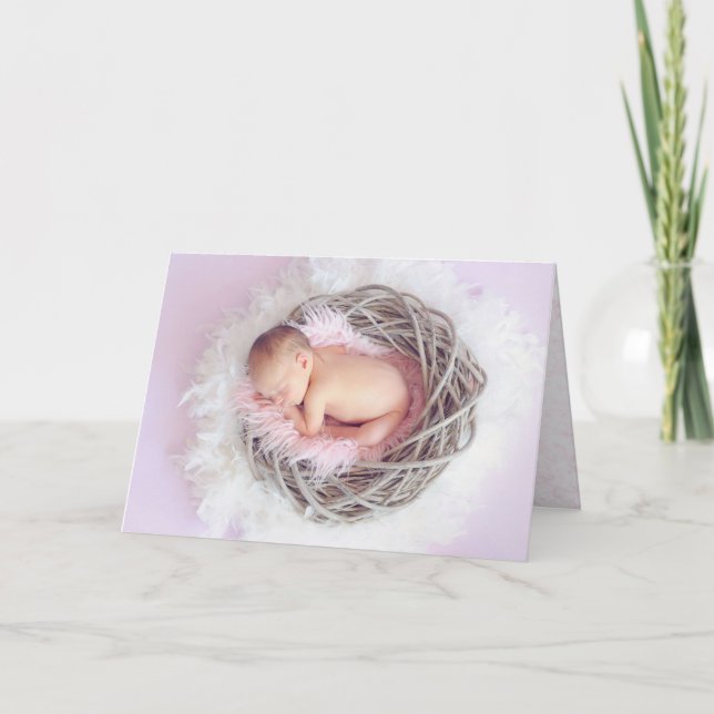 Cartão Parabéns para bebês (Frente)