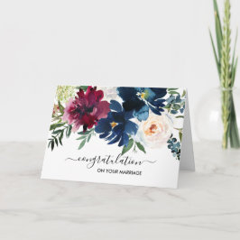 Cartão Parabéns para Marinho de Borgonha