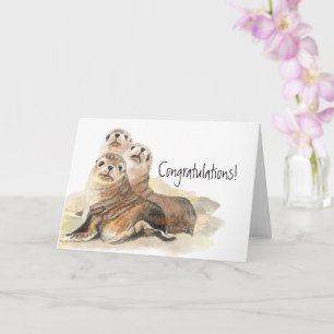 Cartão Parabéns Para Qualquer Selo De Aprovação