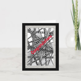 Cartão Parabéns pela carta de sucesso