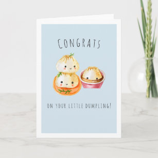 Cartão Parabéns pela sua pequena lixeira   Novo Bebê