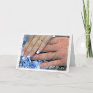 Cartão Parabéns pelo casamento