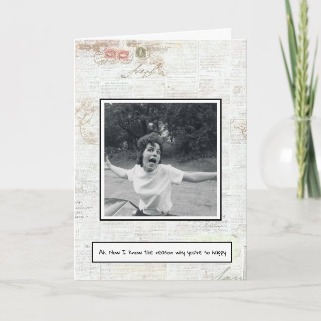 Cartão Parabéns pelo divórcio (Frente)