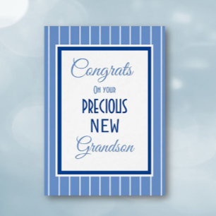 Cartão Parabéns pelo neto novo