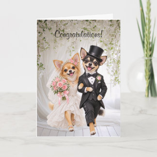 Cartão Parabéns pelo seu casamento