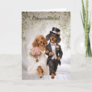 Cartão Parabéns pelo seu casamento